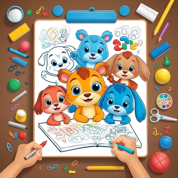 Adorable Cartoon Drawing Collection