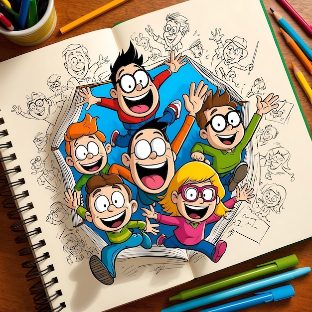 Adorable Cartoon Drawing Collection