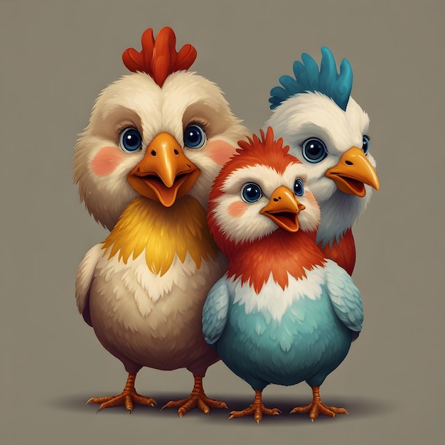 Adorable Chicken Clip Art for Kids