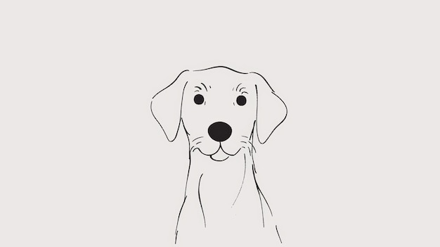 Adorable Dog Illustration for Pet Lovers Generative AI