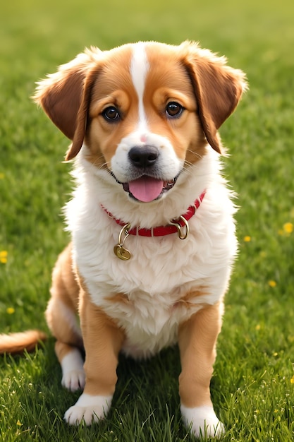 Adorable Dog With Happy Face