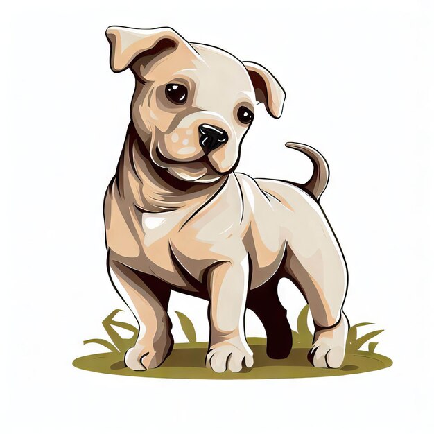 Adorable Pibble Generative AI