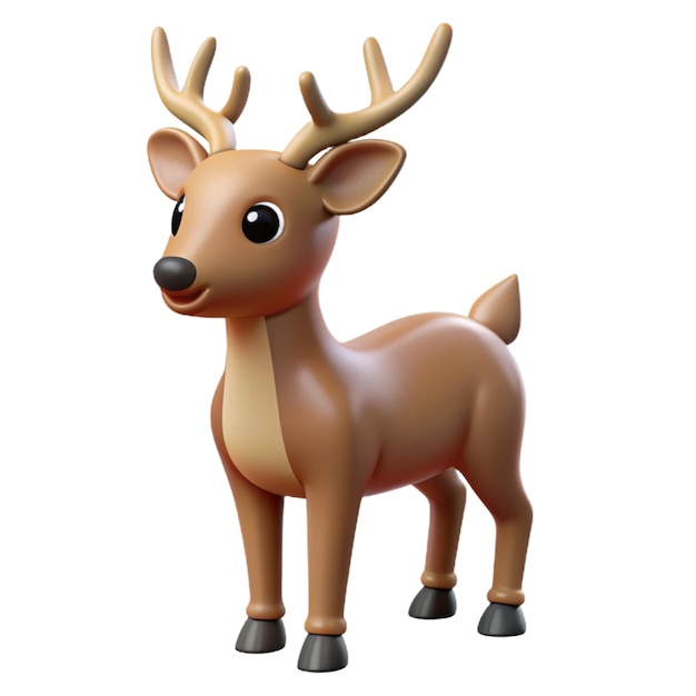 Adorable Reindeer Character