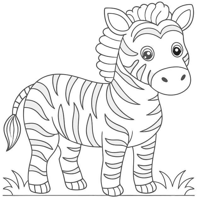 Adorable Zebra Coloring Pages for Kids and Adults to Enjoy