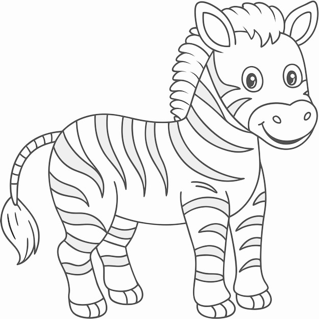 Adorable Zebra Coloring Pages for Kids and Adults to Enjoy