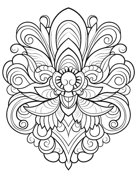 Adults Coloring Pages Circumscribed Art 11