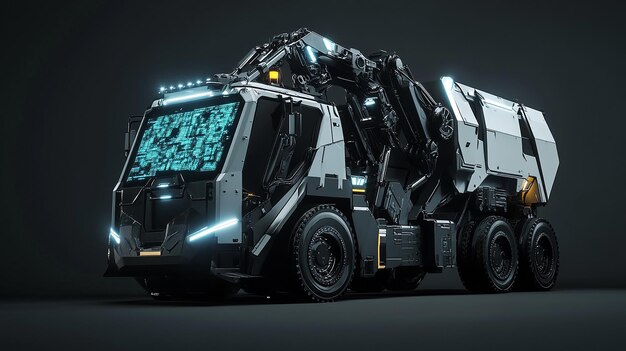 Advanced AIDriven Garbage Truck with Robotic Arms