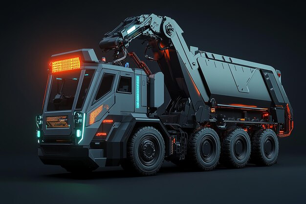 Advanced AIDriven Garbage Truck with Robotic Arms