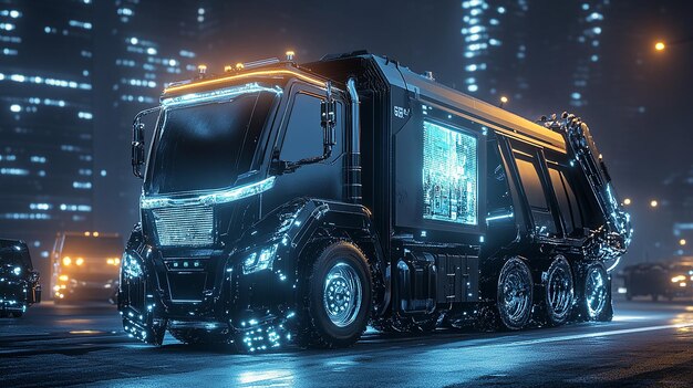 Advanced AIDriven Garbage Truck with Robotic Arms