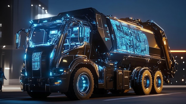 Advanced AIDriven Garbage Truck with Robotic Arms