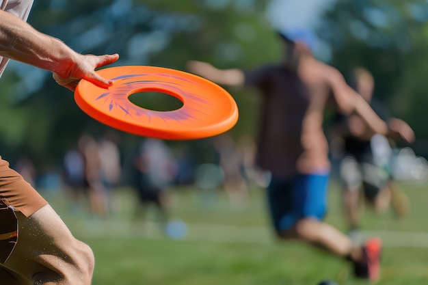 Photo advanced frisbee disc technology