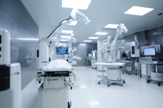 Advanced Hospital Staffed by AI and Robots