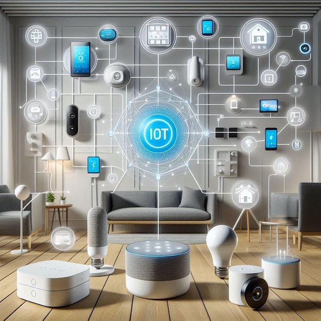 An advanced smart home system controlled through Internet of Things technology smart