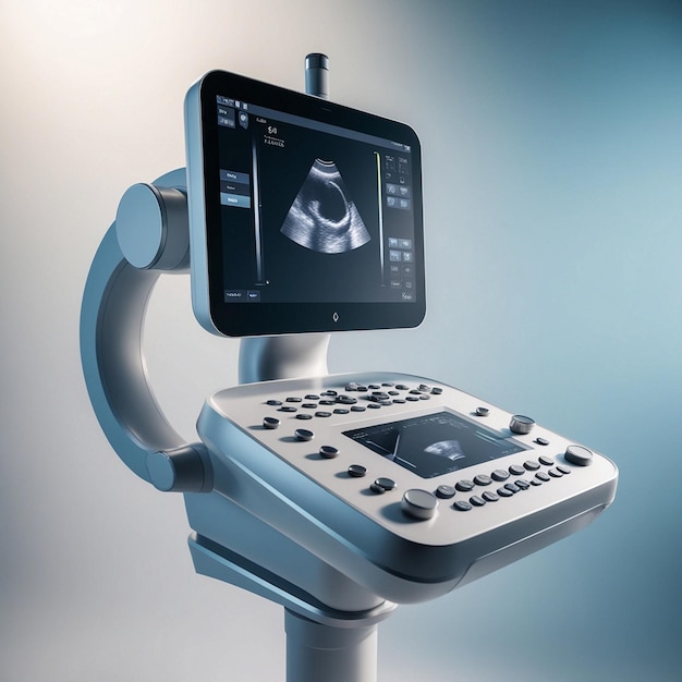 Advanced Ultrasound Machine with DualScreen Interface and Sleek Design