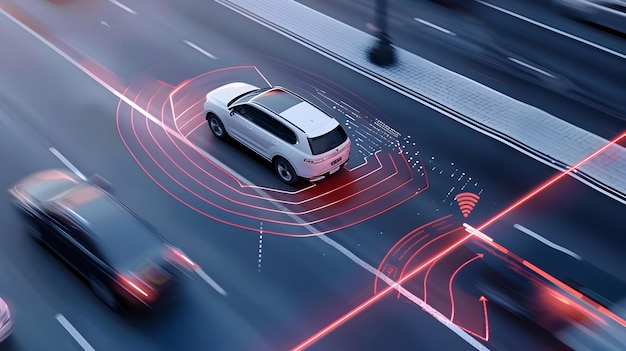 Advanced Vehicle Safety System in Action Sensors and Preventing Accidents