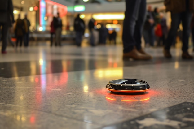 Advanced wireless charging infrastructure in public places AI generated