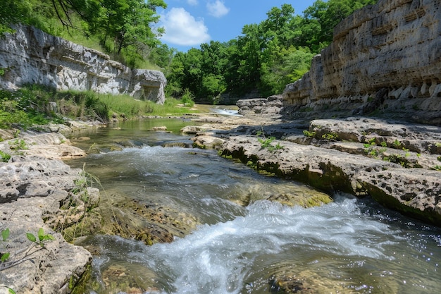 Adventure hiking at Sluice Boxes State Park with creek views