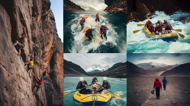 Adventure travel photography capturing thrillseekers in action