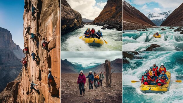 Photo adventure travel photography capturing thrillseekers in action