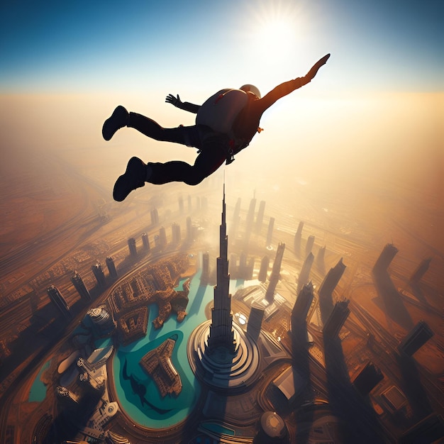 Adventurous Dubai Skydiving Experience