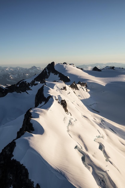 Aerial Canadian Nature Mountain Background