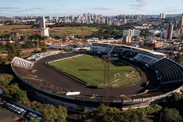 Aerial image of the stadium Doutor Francisco de Palma Travassos Comercial FC