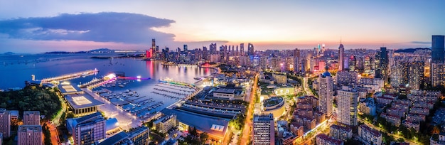 Aerial photo of Qingdao Olympic Sailing Center