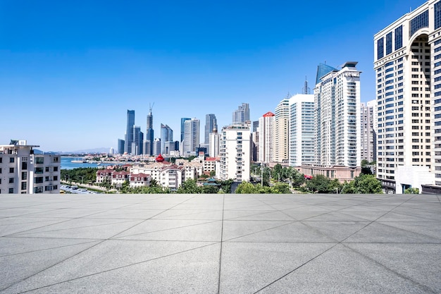 Aerial photography of China's modern urban architectural landscape