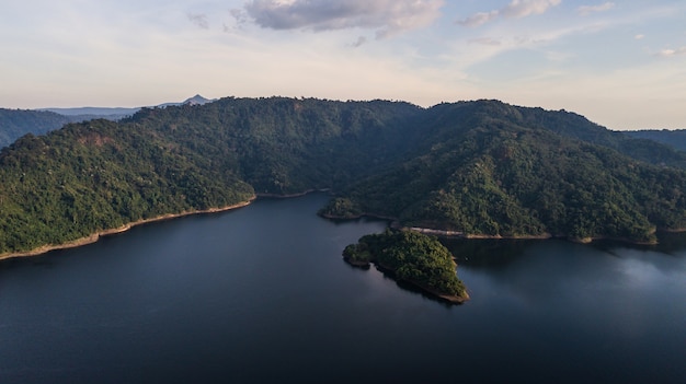 Aerial photos of  Large Dam