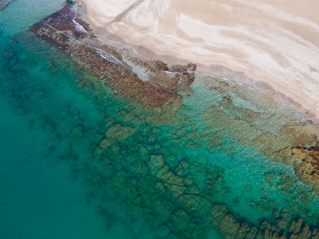 aerial sea and beach amazing photo