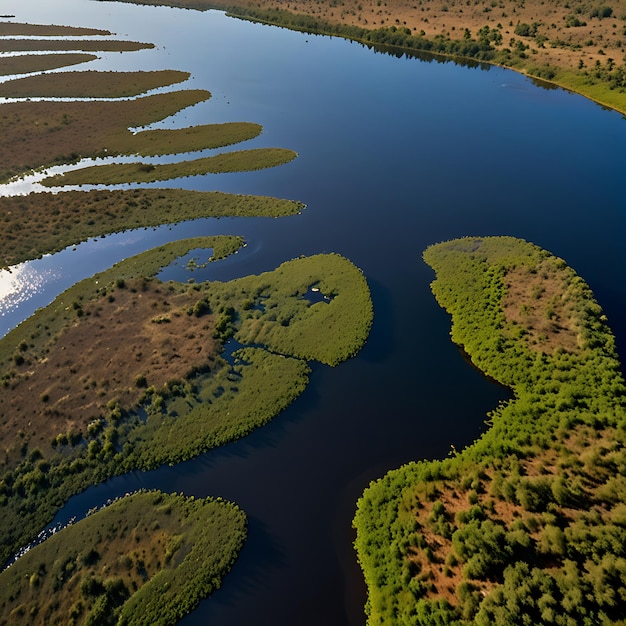 aerial view africa horizontal majestic no people photography reflection color image planet e