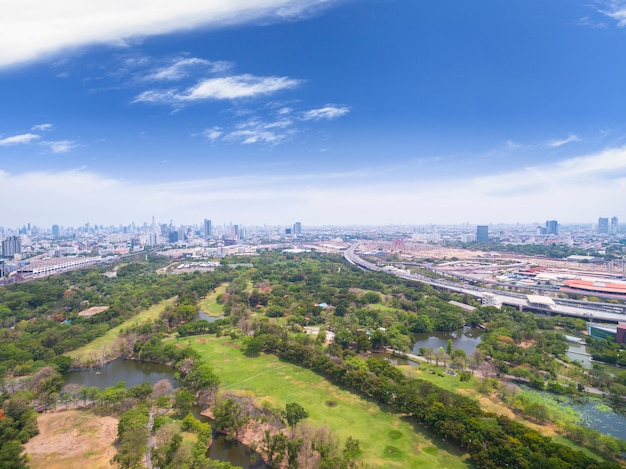 Aerial view of Bangkok Gardens