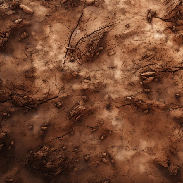 Photo aerial view of barren rocks and dirt