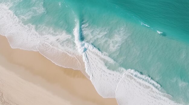 Aerial View of a Beach Natural Textured Summer Background