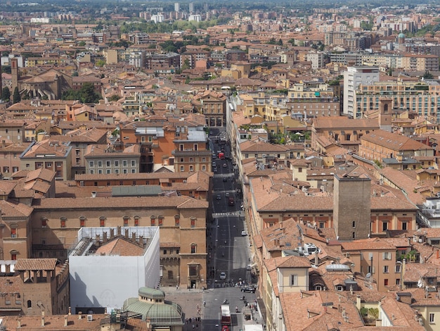 Aerial view of Bologna