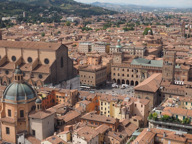 Aerial view of Bologna