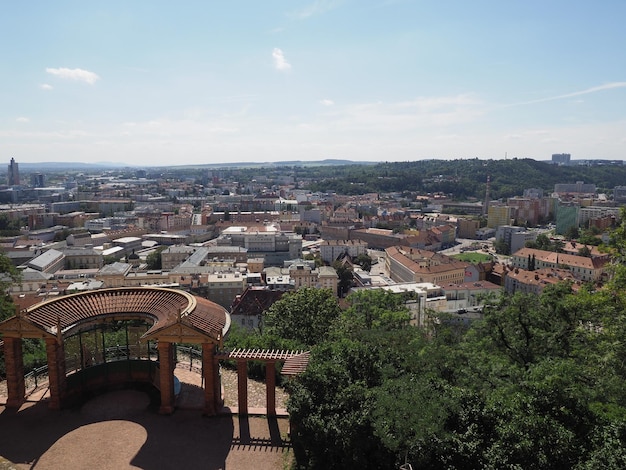 Aerial view of Brno