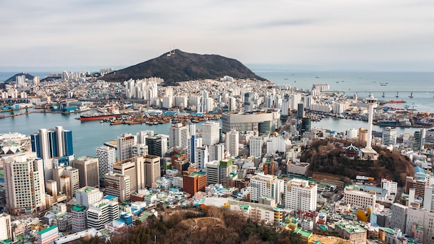 Aerial view of busan