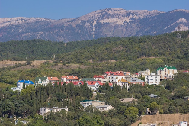 Aerial view of Crimea