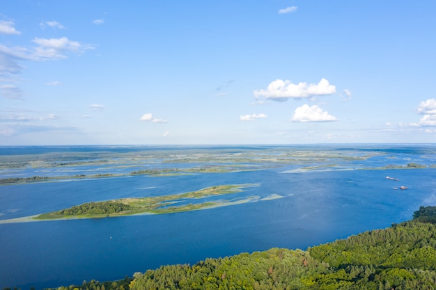 Aerial view of the Everglades National Park, Florida United States. Swamp, wetlands.