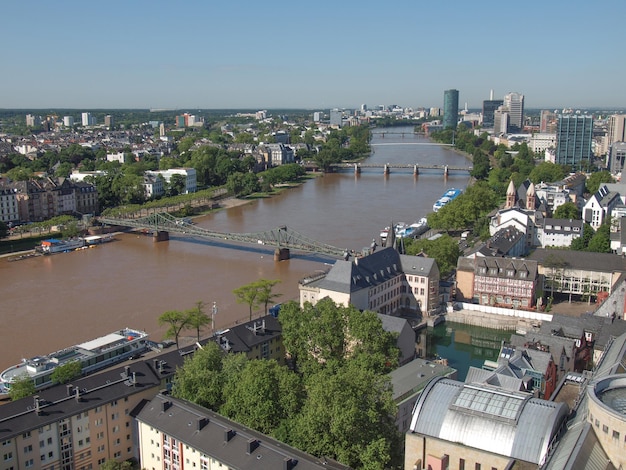 Aerial view of Frankfurt