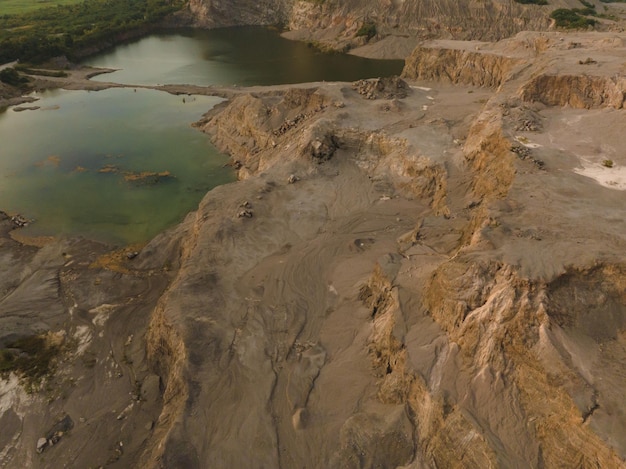 An aerial view of Grand Canyon in Ratchaburi near the Bangkok Thailand