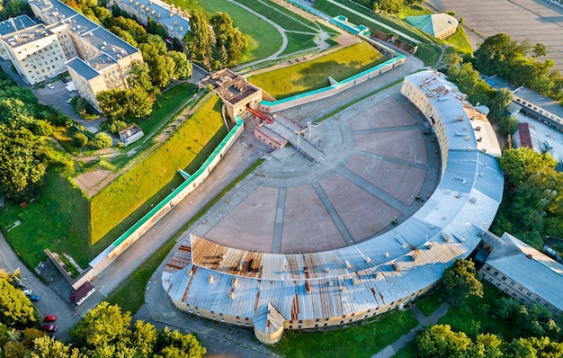 Aerial view of the Kiev Fortress in Ukraine