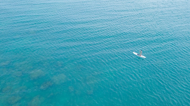 aerial view landscape of water  Sea