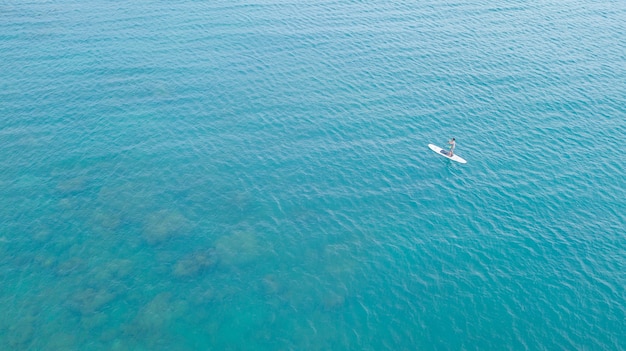 aerial view landscape of water  Sea