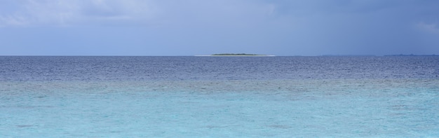 aerial view of the Maldives resort