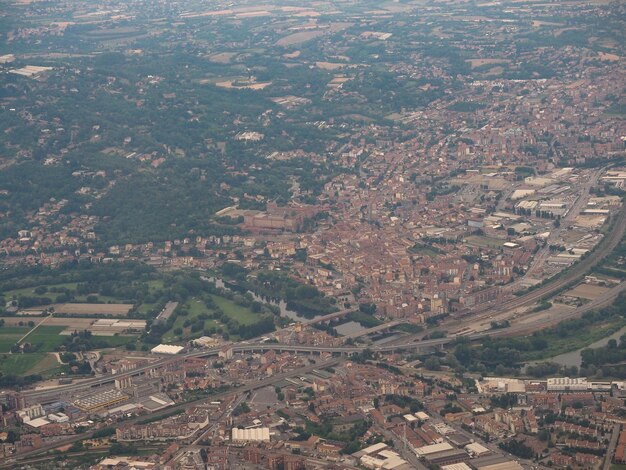 Aerial view of Moncalieri