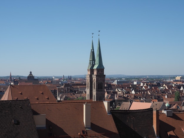 Aerial view of Nuernberg