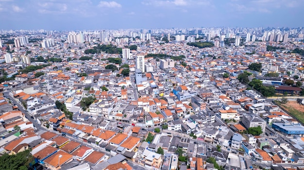 Aerial view of the parish of O In Sao Paulo SP