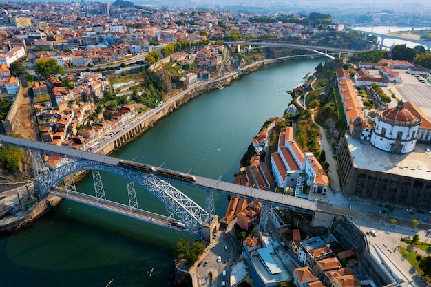 Aerial view of Porto